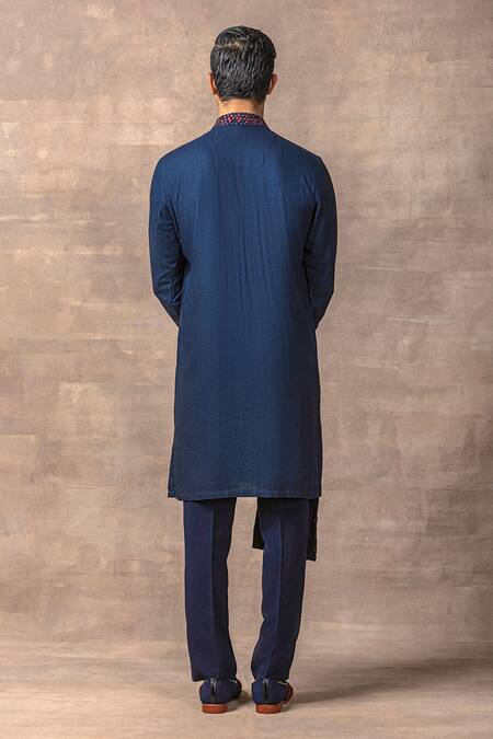 Sarab Khanijou Silk Panel Embroidered Kurta Set 