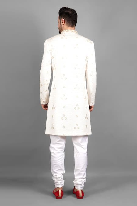 Soniya G Zari Embroidered Sherwani Set 