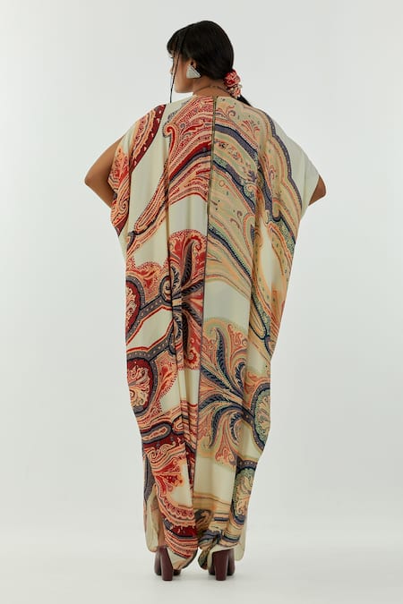 Aseem Kapoor Vayu Ambi Print Kaftan Jumpsuit 