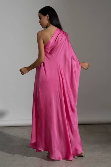 Amrta By Guneet Kondal Paros Thigh High Slit Gown 