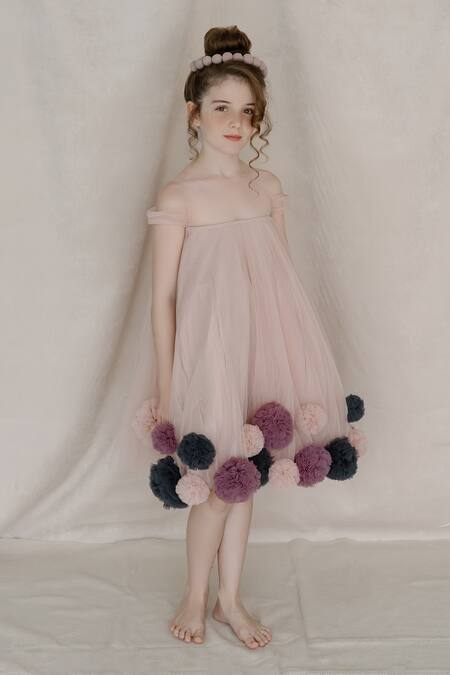 Swati Golyan Pom-Pom Tent Dress 