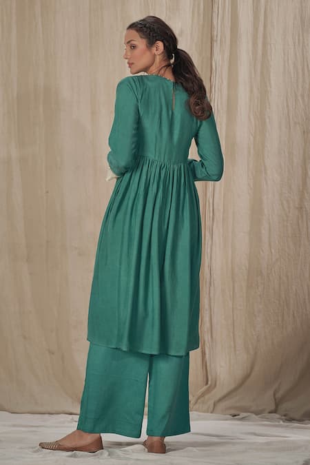 Affroz Empire Waist Gathered Kurta Set 