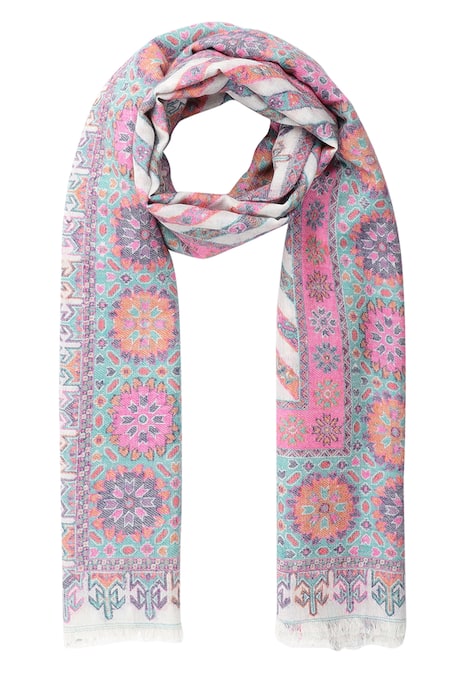 Shingora Floral Woven Pattern Shawl 