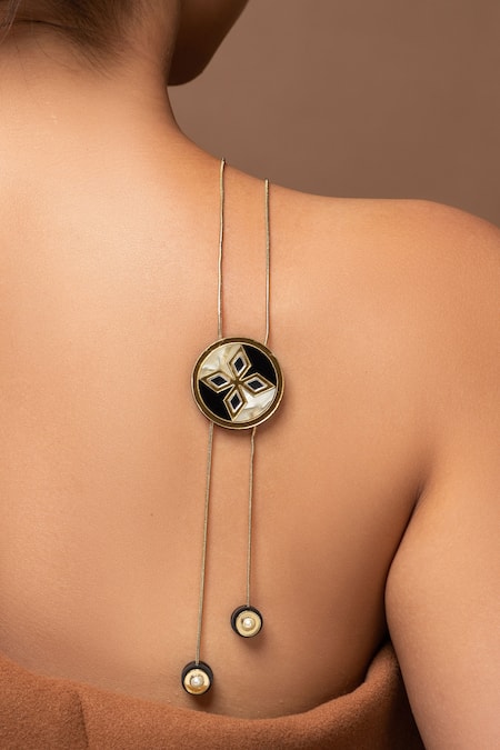 Prachi Gupta Opaline Long Statement Necklace 