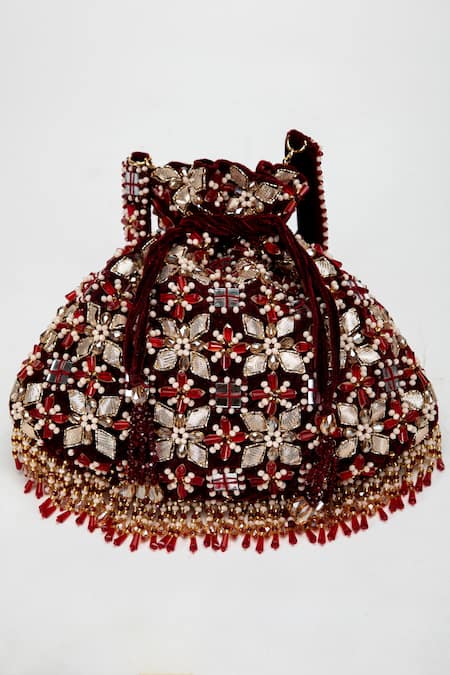 Eena Ziva Embellished Potli Bag 