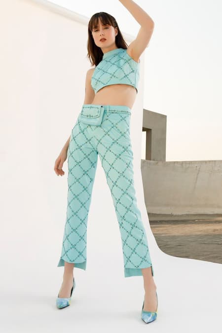 Sanchi Juneja High-Low Pant Set 