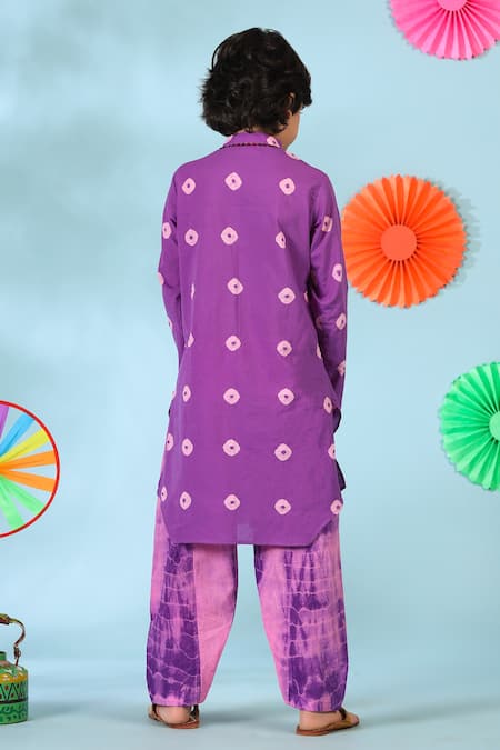 Cute Couture Bandhani Print Kurta Salwar Set 