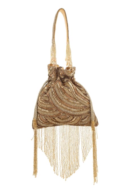 A Clutch Story Glittering Tassel Potli 