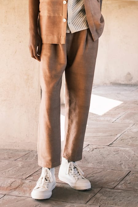 Urvashi Kaur Acai Lounge Cotton Pant 