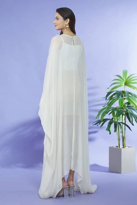 Shruti Sancheti Yoke Hand Embroidered Kaftan 