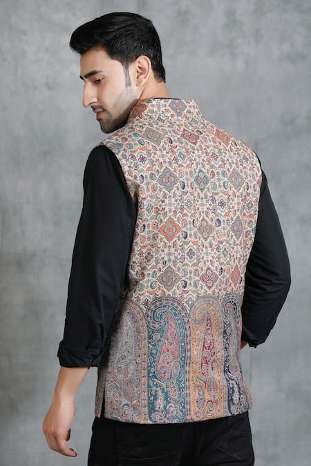 Dusala Handwoven Pashmina Vintage Kani Bundi 