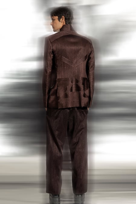 Abhishek Sharma Bandhgala With Draped Pant 