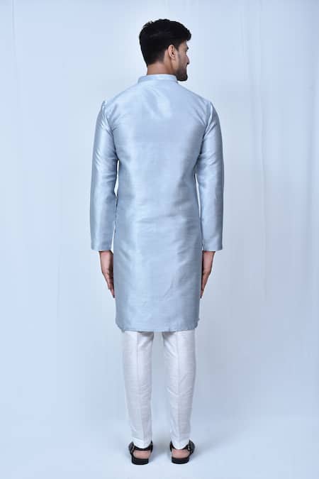 Arihant Rai Sinha Pastel Plain Kurta & Pant Set 