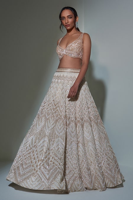 Ritika Mirchandani Embroidered Lehenga Set 