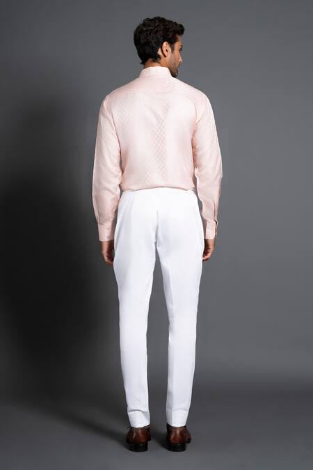 Raghavendra Rathore Jodhpur Tanchoi Floret Woven Shirt 