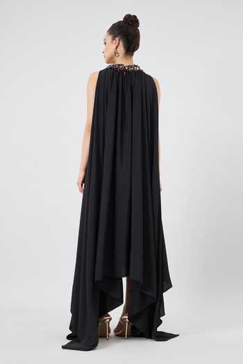Aakaar Handkerchief Hemline Lounge Dress 