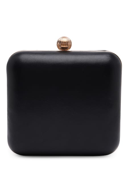 Richa Gupta Embellished Square Shaped Clutch With Sling 
