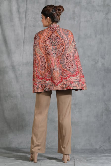 Red & Golden Paisley Jacket | S - Catalog - Bohemian Wonders