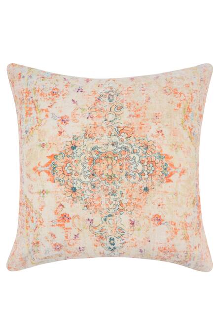 Shop Orna Multi Color Cotton Digital Print Rectangle Shaped Cushion Cover - Set Of 2 at Aza Fashions Shop_Orna_Multi Color Cotton Digital Print Rectangle Shaped Cushion Cover - Set Of 2_at_Aza_Fashions