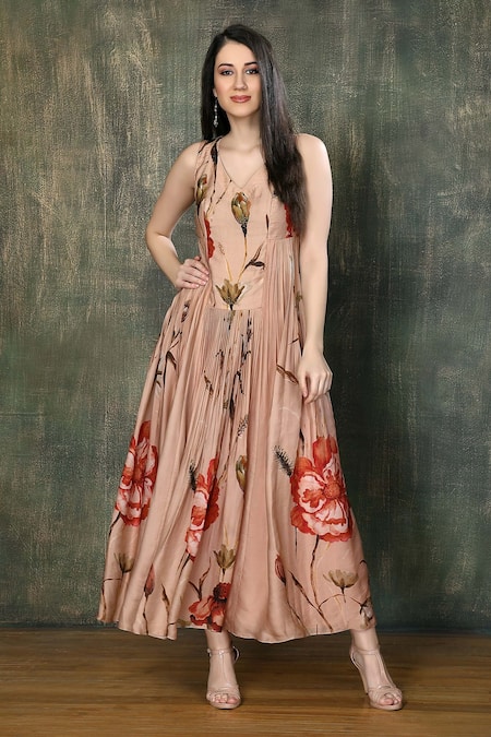 Whimsical By Shica Flower Bloom Print Dress 