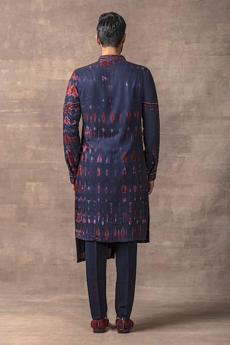 Sarab Khanijou Silk Tie Dye Kurta Set 