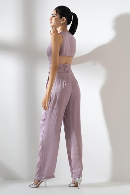 Amrta By Guneet Kondal Waistcoat & Pleated Pant Set 