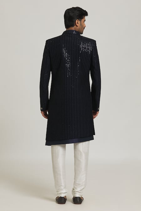Arihant Rai Sinha Sequin Work Sherwani & Pant Set 