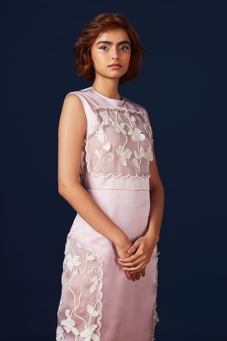 Archana Rao Embroidered Midi Dress 