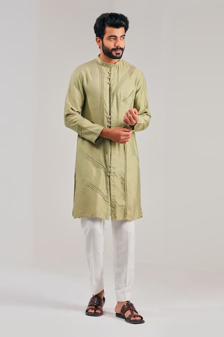 Shreyansh Designs Mandarin Collar Straight Kurta 
