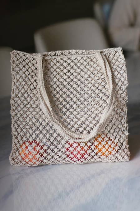 Riti Kinnari Macrame Beach Bag 