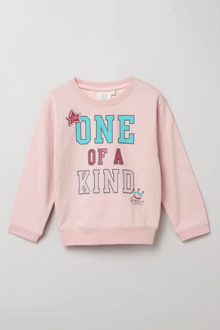 Shop Byb Premium Pink Cotton, Polyester, Lycra Printed Sweatshirt Set at Aza Fashions Shop_Byb Premium_Pink Cotton, Polyester, Lycra Printed Sweatshirt Set _at_Aza_Fashions