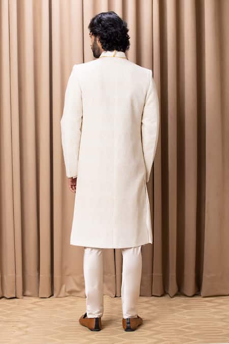 Ankit V Kapoor Faizan Paisley Embroidered Sherwani Set 