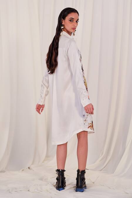 Buy Women White Solid Formal Dress Online - 749570 | Van Heusen