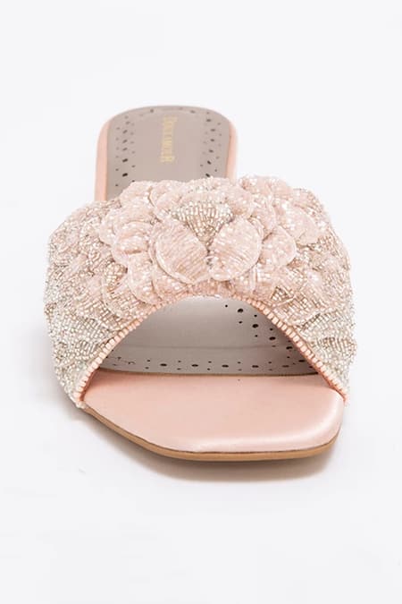 Shop Doux Amour Multi Color Cut Dana Work Rosalind Belinda Embellished Kitten Heels at Aza Fashions Shop_Doux Amour_Multi Color Cut Dana Work Rosalind Belinda Embellished Kitten Heels _at_Aza_Fashions