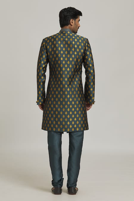 Arihant Rai Sinha Bright Floral pattern Sherwani With Churidar 