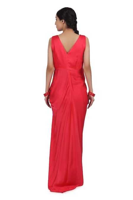 Seema Nanda Hir Asymmetric Hem Cape With Dress 