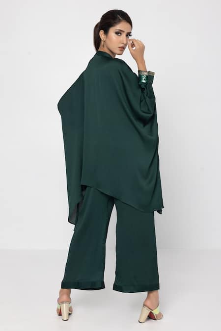 Sartoriale Yoke Hand Embroidered Top & Pant Set 