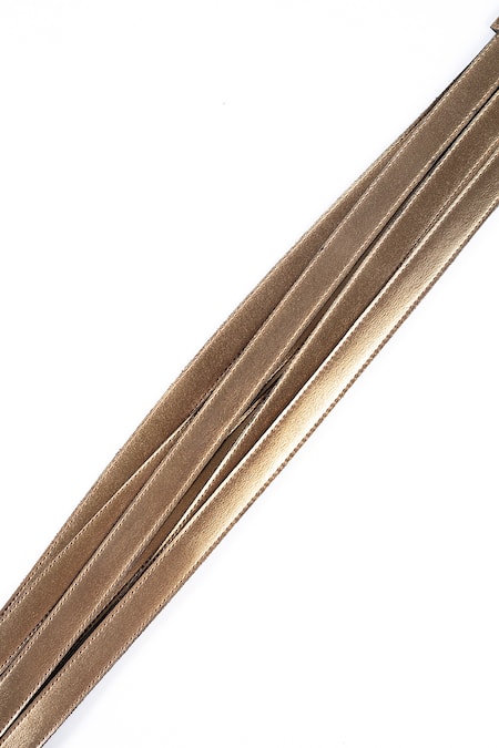 Shop_Trov_Brown Blaze Criss Cross Belt _at_Aza_Fashions