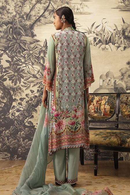 Kalista Arshi A-Line Floral Print Kurta Set 