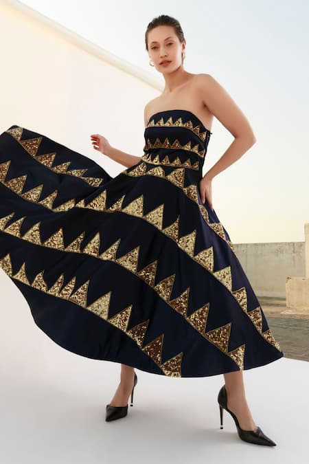 Sanchi Juneja Off Shoulder Dress 