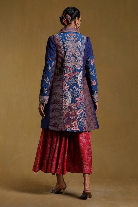 Ritu Kumar Paisley Print Long Jacket 