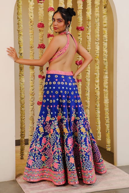 Rajbinder Chahal Mirror Embellished Jumpsuit 