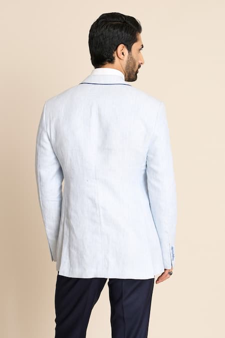 Gargee Designers Bellows Pocket Linen Blazer 