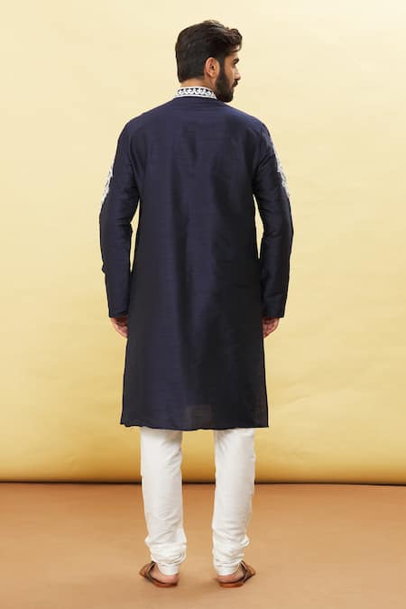 Arihant Rai Sinha Embroidered Sleeve Kurta & Churidar Set 