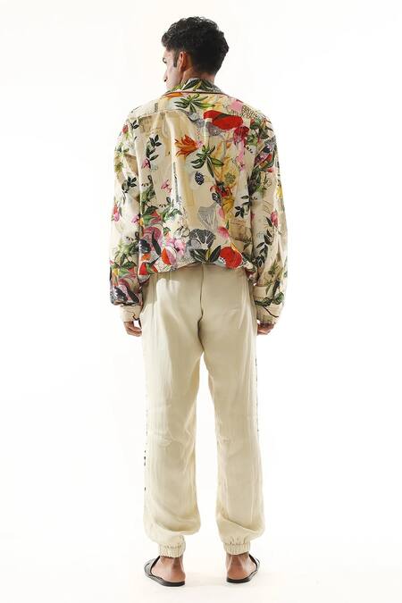 Mahima Mahajan Tropical Jungle Print Jacket & Jogger Set 