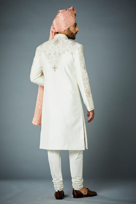 Gargee Designers Eccentric Tonal Embroidered Sherwani Set 