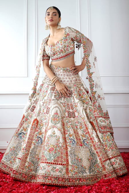 27 Peacock Design Lehengas For The Royalty In You | Bridal lehenga  collection, Indian bridal outfits, Indian bridal dress