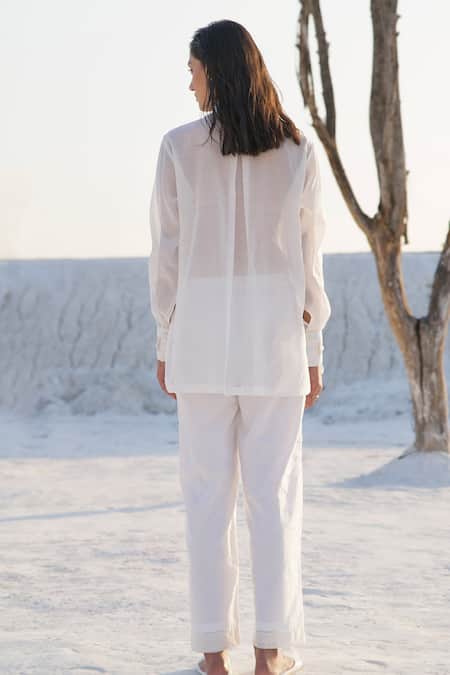 The Loom Art Embroidered Shirt & Pant Set 