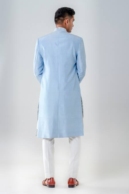 Amrit Dawani Floral Embellished Sherwani Set 