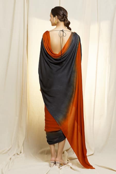 Vivek Patel Draped Dress 